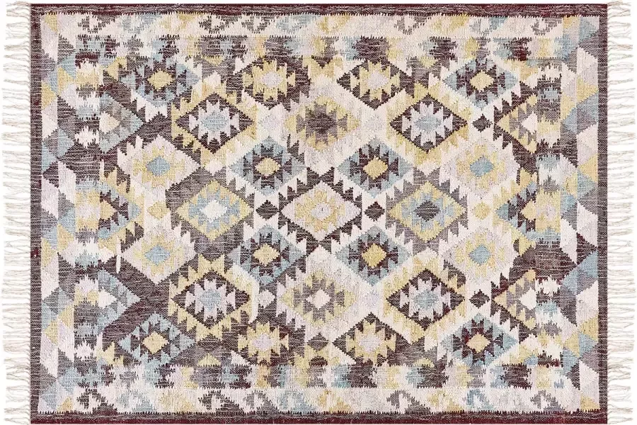 Beliani FENER Jute vloerkleed Multicolor 160 x 230 cm Jute - Foto 2