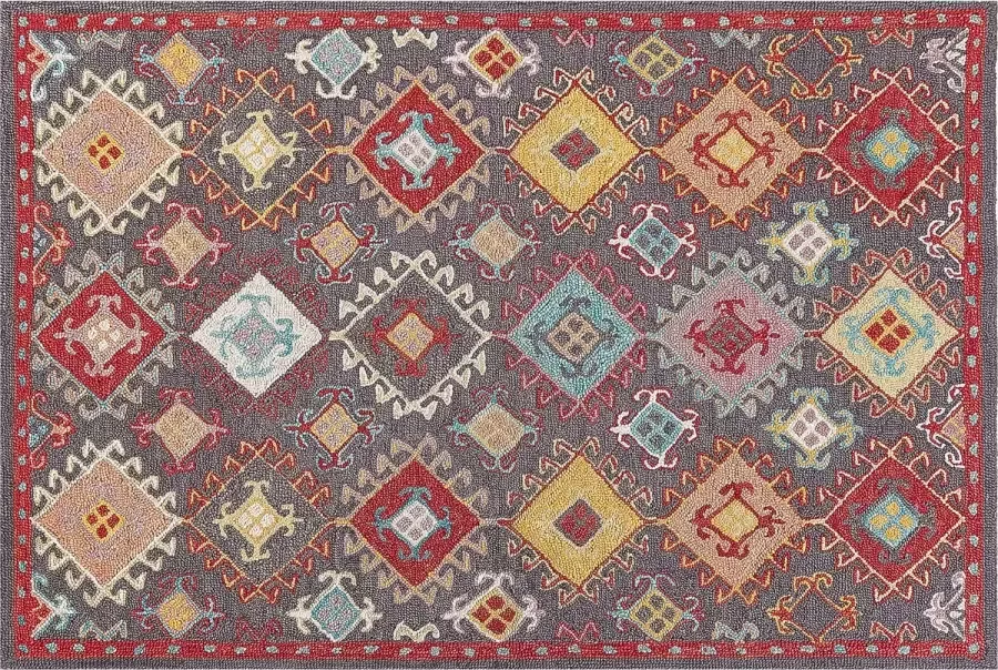 Beliani Vloerkleed vintage meerkleurig 140 x 200 cm FINIKE - Foto 2