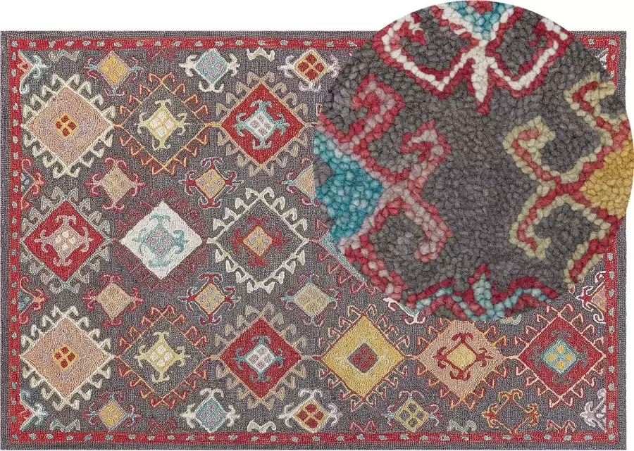 Beliani Vloerkleed vintage meerkleurig 160 x 230 cm FINIKE