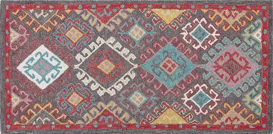 Beliani Vloerkleed vintage meerkleurig 80 x 150 cm FINIKE - Foto 2