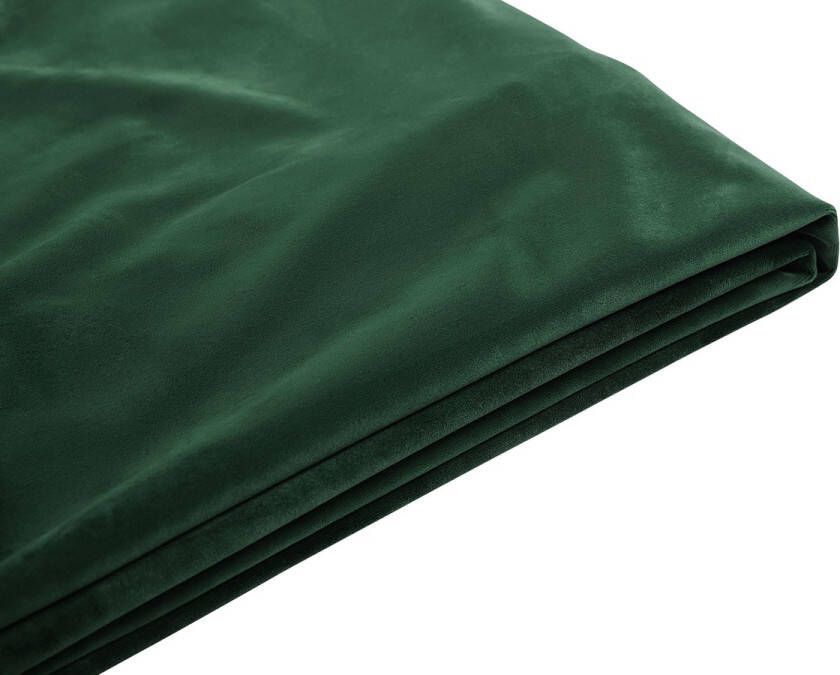 Beliani FITOU Bekleding bed Smaragdgroen 180 x 200 cm Fluweel - Foto 2