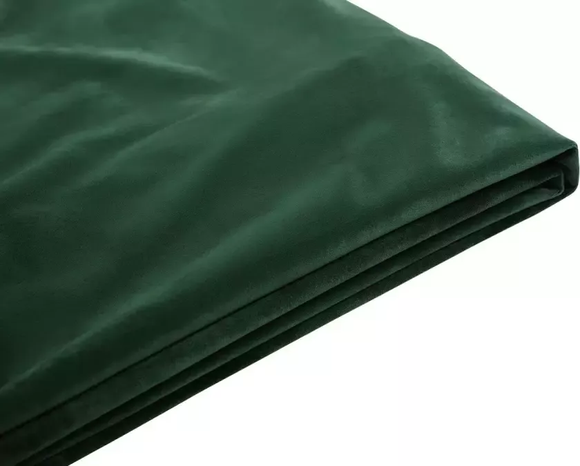 Beliani FITOU Bekleding bed Smaragdgroen 160 x 200 cm Fluweel - Foto 2