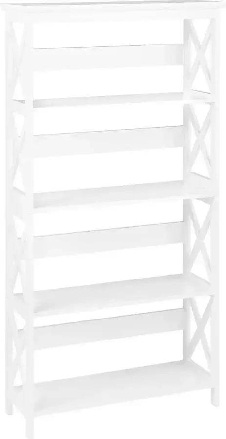 Beliani FOSTER Boekenkast met 4 planken wit - Foto 2