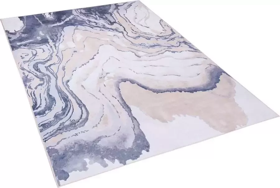 Beliani GEBZE Laagpolig vloerkleed Multicolor 160 x 230 cm Polyester - Foto 1