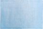 Beliani GESI II Laagpolig vloerkleed Blauw 160 x 230 cm Viscose - Thumbnail 2