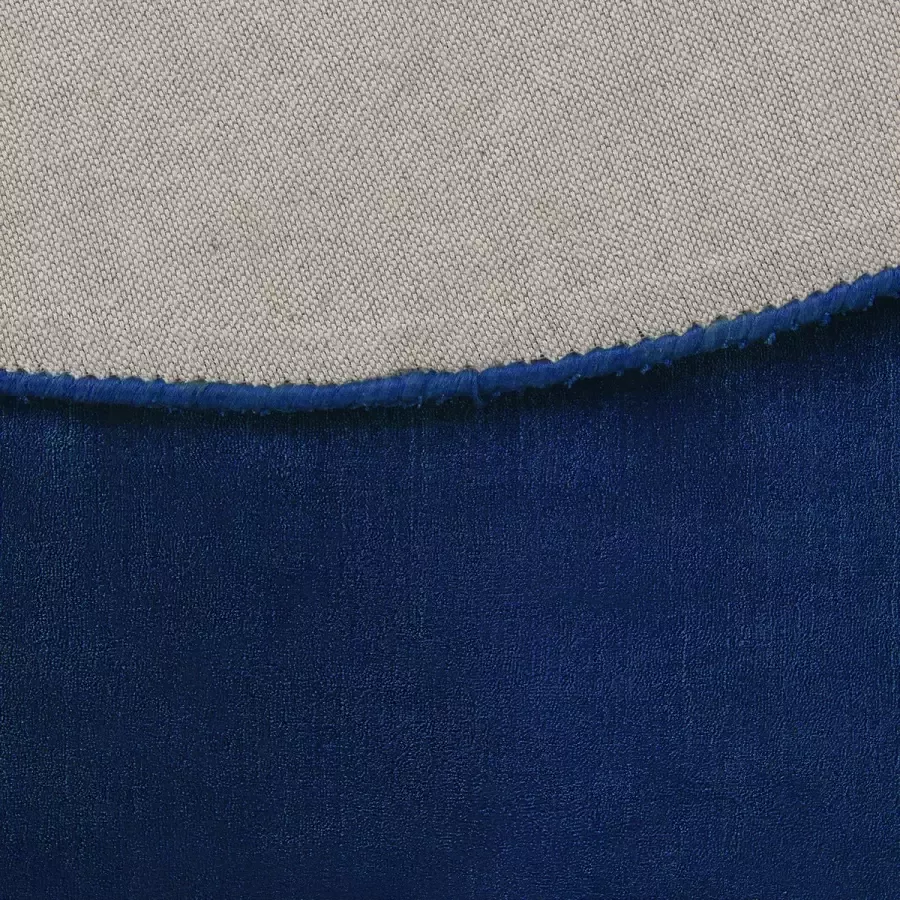 Beliani GESI II Laagpolig vloerkleed Blauw 140 cm Viscose - Foto 3