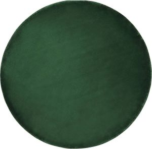Beliani GESI II Laagpolig vloerkleed Groen 140 cm Viscose