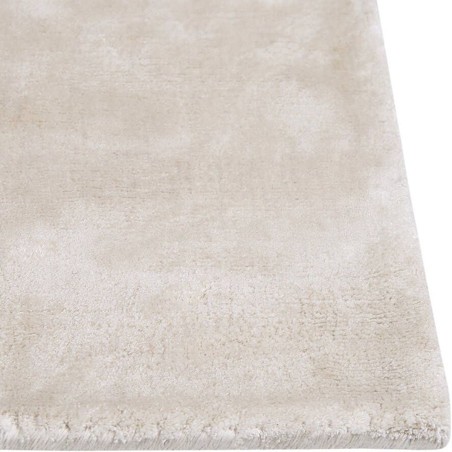 Beliani GESI II Vloerkleed Beige 80 x 150 cm Viscose - Foto 1