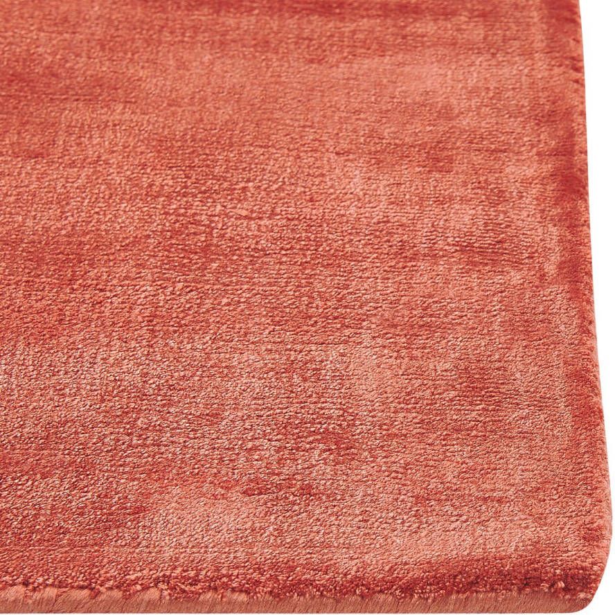 Beliani GESI II Vloerkleed Oranje 80 x 150 cm Viscose