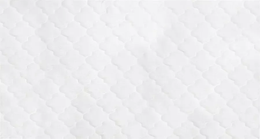 Beliani GHARO Shaggy vloerkleed Wit 80 x 150 cm Polyester