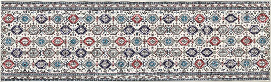 Beliani HACILAR Loper tapijt Meerkleurig 60 x 200 cm Polyester