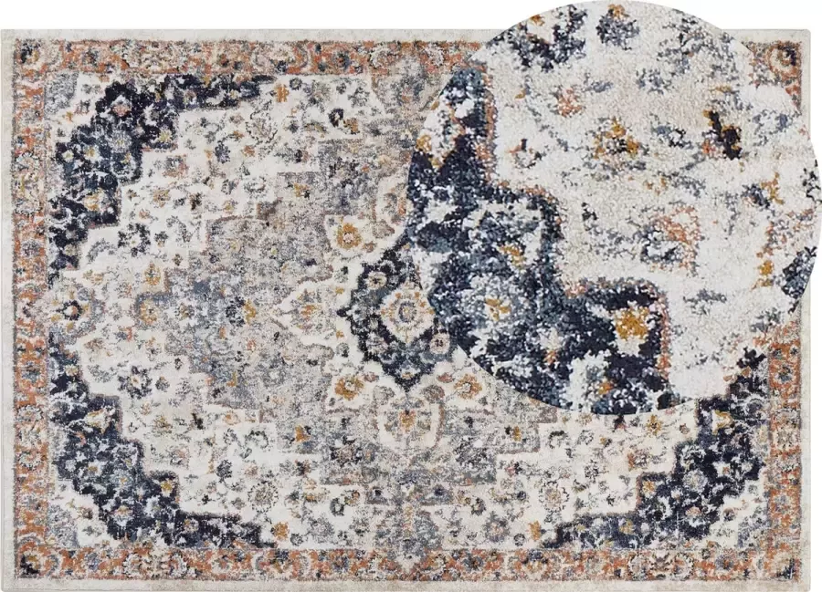 Beliani HERMON Vintage vloerkleed Oranje 160 x 230 cm Polypropyleen