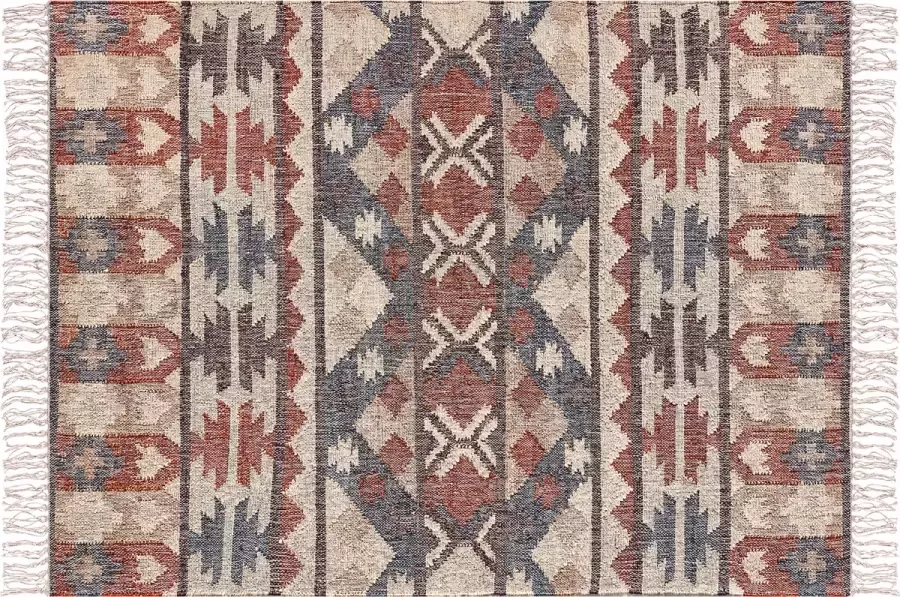 Beliani KALFA Jute vloerkleed Multicolor 140 x 200 cm Jute - Foto 2