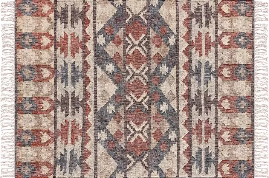 Beliani KALFA Jute vloerkleed Multicolor 160 x 230 cm Jute - Foto 2