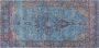 Beliani KANSU Laagpolig vloerkleed Blauw 80 x 150 cm Katoen - Thumbnail 2