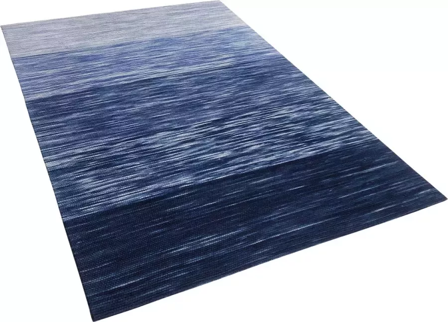 Beliani KAPAKLI Laagpolig vloerkleed Lichtblauw 140 x 200 cm Wol - Foto 2