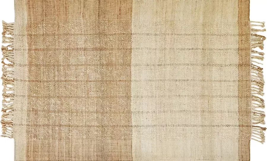 Beliani KARKIN Modern vloerkleed Lichtbeige 200 x 300 cm Jute - Foto 2