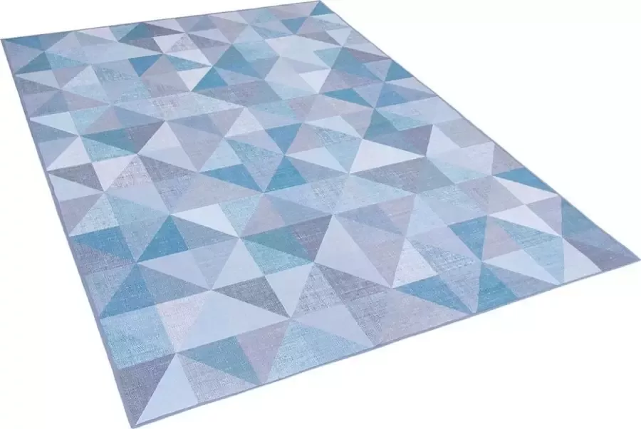 Beliani -KARTEPE-Laagpolig vloerkleed-Multicolor-160 x 230 cm-Polyester