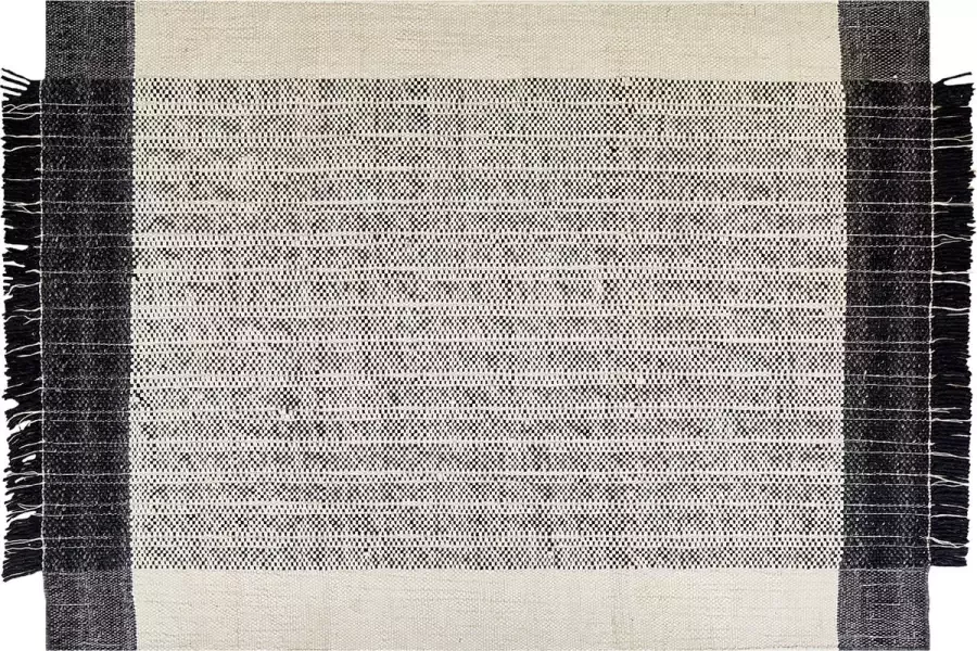 Beliani KETENLI Modern vloerkleed Gebroken wit 160 x 230 cm Wol - Foto 2