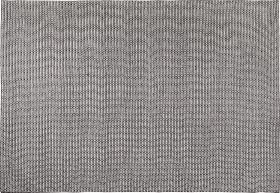 Beliani KILIS Laagpolig vloerkleed Grijs 140 x 200 cm Wol - Foto 1