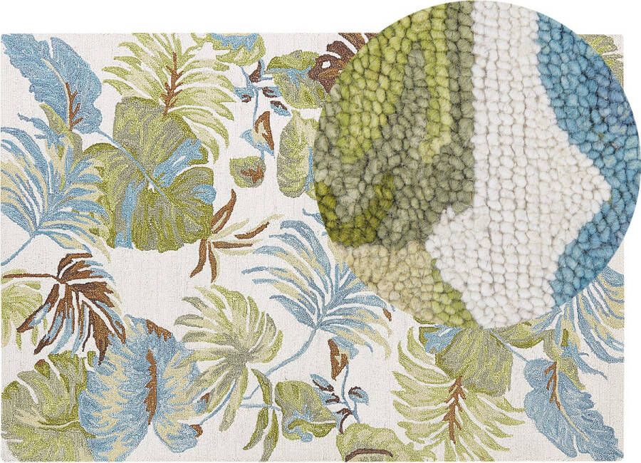 Beliani Vloerkleed vintage meerkleurig 140 x 200 cm KINIK