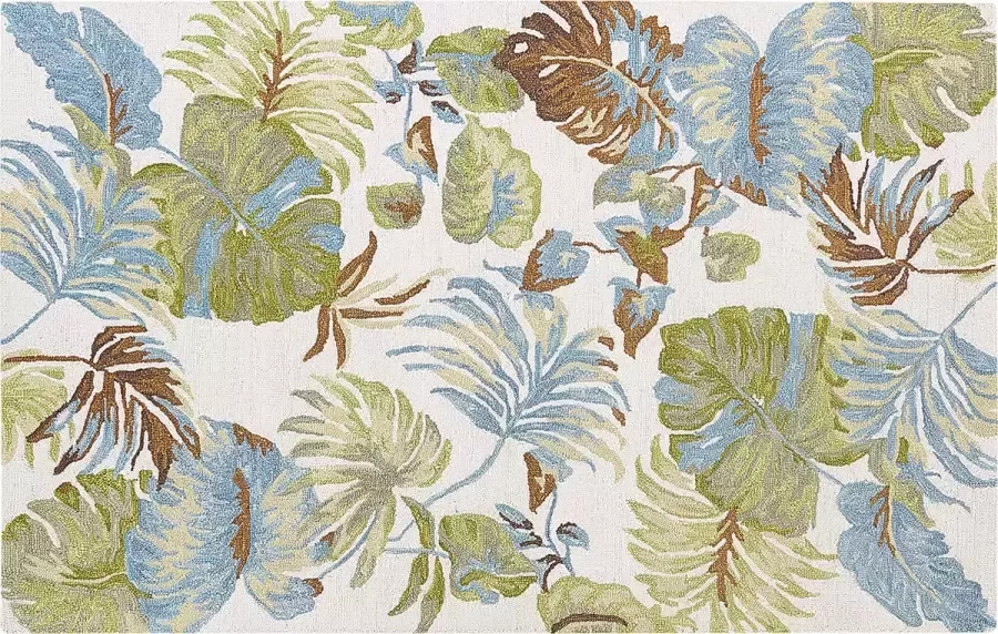 Beliani KINIK Vloerkleed Multicolor 160 x 230 cm Wol - Foto 3