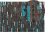 Beliani KISIR Patchwork vloerkleed Bruin 160 x 230 cm Koeienhuid leer - Thumbnail 3