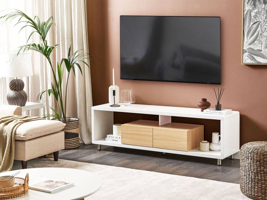 Beliani KNOX TV-meubel Lichte houtkleur MDF - Foto 1