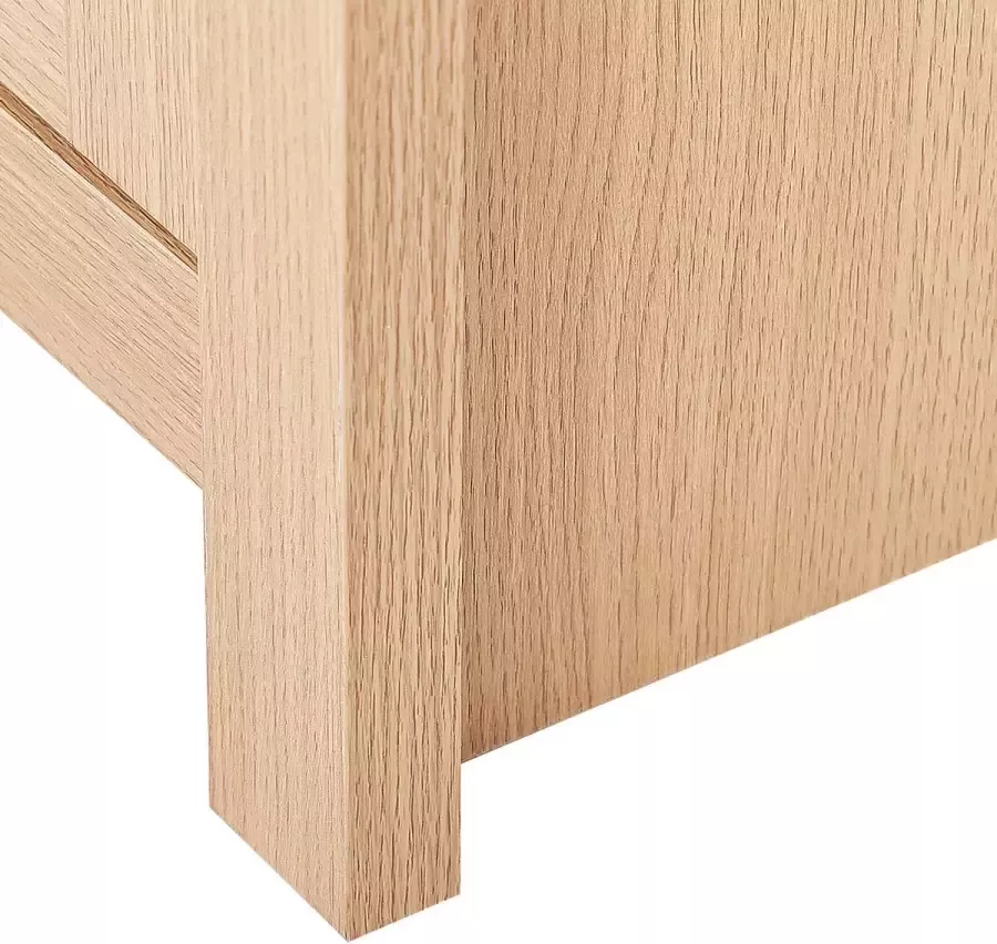 Beliani LANSIN Sideboard met 2 deuren lichte houtkleur - Foto 2