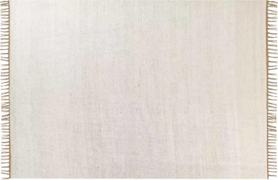 Beliani LUNIA Jute vloerkleed Lichtbeige 160 x 230 cm Jute