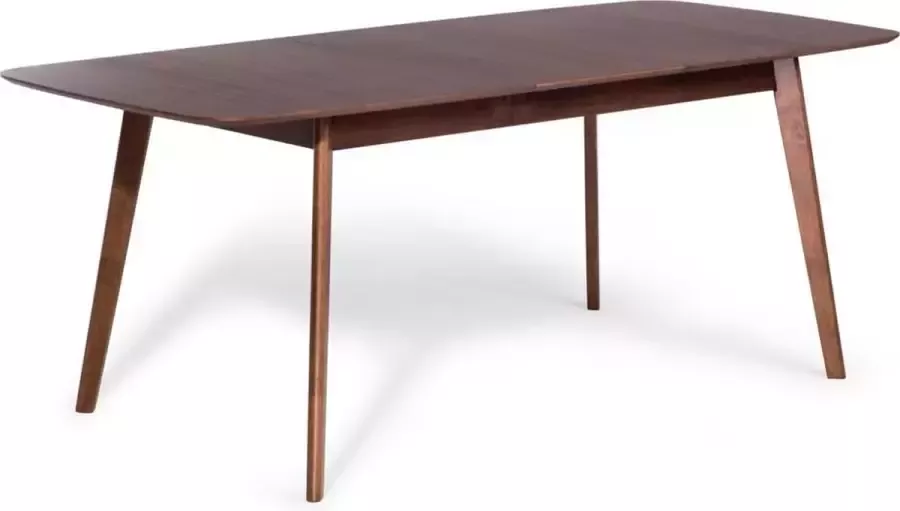 Beliani MADOX Uitschuifbare eettafel Donker hout 90 x 150 190 cm MDF