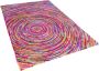Beliani MALATYA Laagpolig vloerkleed Multicolor 140 x 200 cm Polyester - Thumbnail 1
