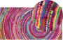 Beliani MALATYA Laagpolig vloerkleed Multicolor 80 x 150 cm Polyester - Thumbnail 1