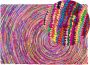 Beliani MALATYA Laagpolig vloerkleed Multicolor 140 x 200 cm Polyester - Thumbnail 2