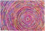 Beliani MALATYA Laagpolig vloerkleed Multicolor 140 x 200 cm Polyester - Thumbnail 3