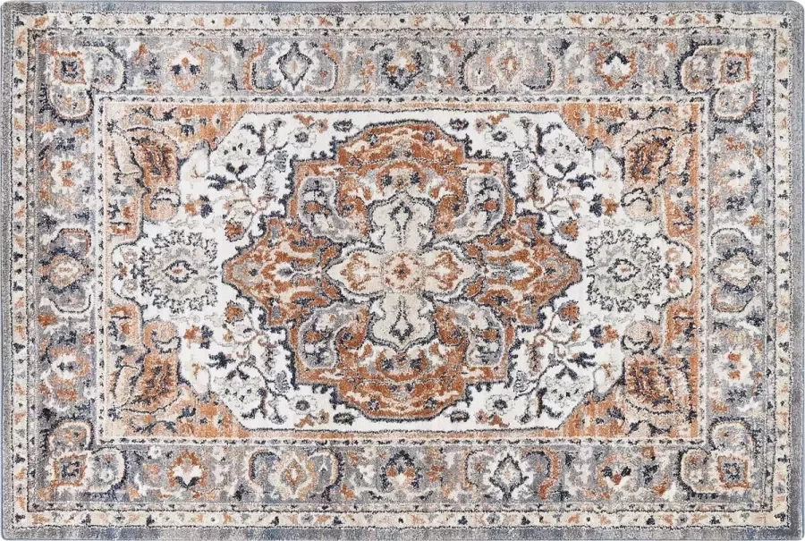 Beliani MARALIK Vintage vloerkleed Beige 200 x 300 cm Polypropyleen