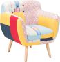 Beliani MELBY Chesterfield fauteuil multicolor Kunststof - Thumbnail 2