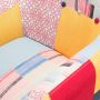 Beliani MELBY Chesterfield fauteuil multicolor Kunststof - Thumbnail 1