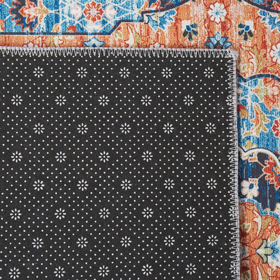 Beliani MIDALAM Loper Blauw 80 x 200 cm Polyester