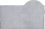 Beliani MIRPUR Shaggy vloerkleed Grijs 80 x 150 cm Polyester - Thumbnail 1