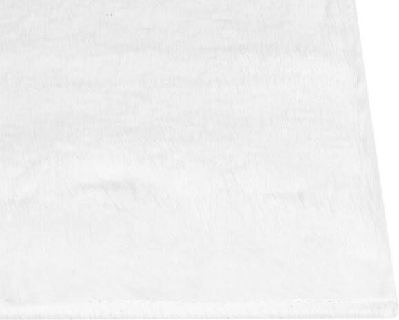 Beliani MIRPUR Shaggy vloerkleed Wit 160 x 230 cm Polyester