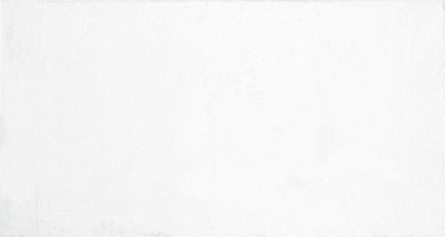 Beliani MIRPUR Shaggy vloerkleed Wit 80 x 150 cm Polyester