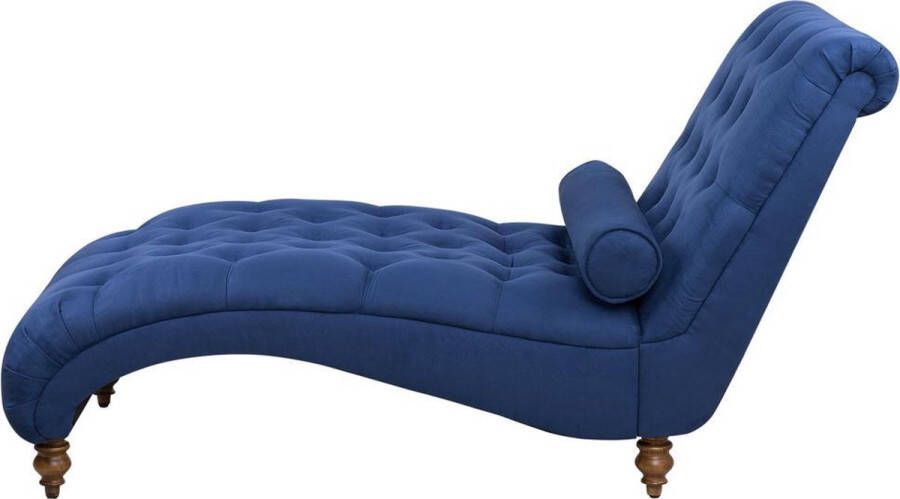 Beliani MURET Chaise longue Blauw Kunststof
