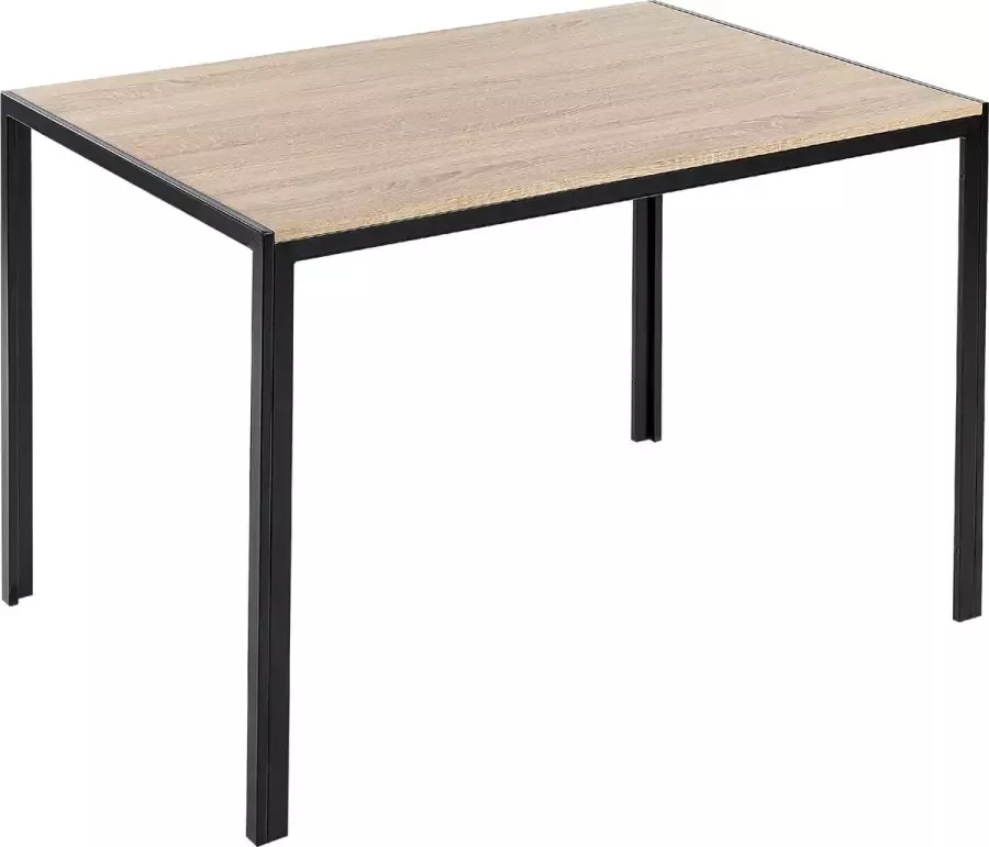Beliani NEWFIELD Eettafel Lichte houtkleur MDF - Foto 1