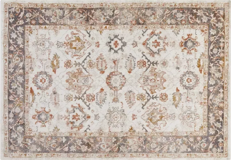 Beliani NURNUS Vintage vloerkleed Beige 160 x 230 cm Polypropyleen