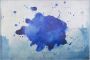 Beliani ODALAR Laagpolig vloerkleed Blauw 140 x 200 cm Polyester - Thumbnail 1