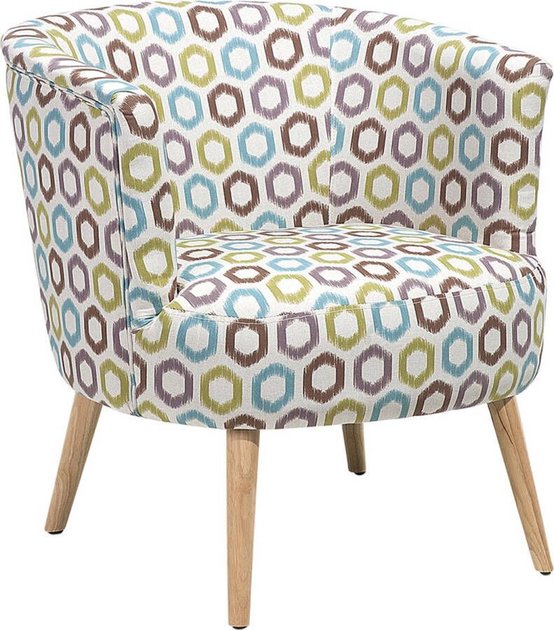 Beliani ODENZEN Club Chair Multicolor Polyester - Foto 2