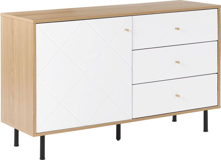 Beliani PALMER Sideboard-Zwart-MDF