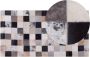 Beliani RIZE Laagpolig vloerkleed Multicolor 80 x 150 cm Leer - Thumbnail 2