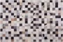 Beliani RIZE Patchwork vloerkleed Multicolor 160 x 230 cm Leer - Thumbnail 3